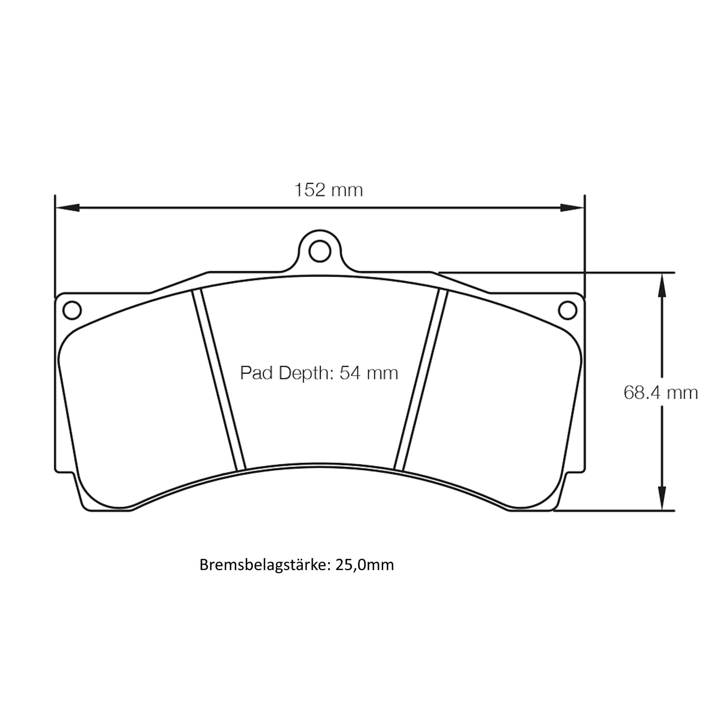 U8245 Pagid Bremsbelag