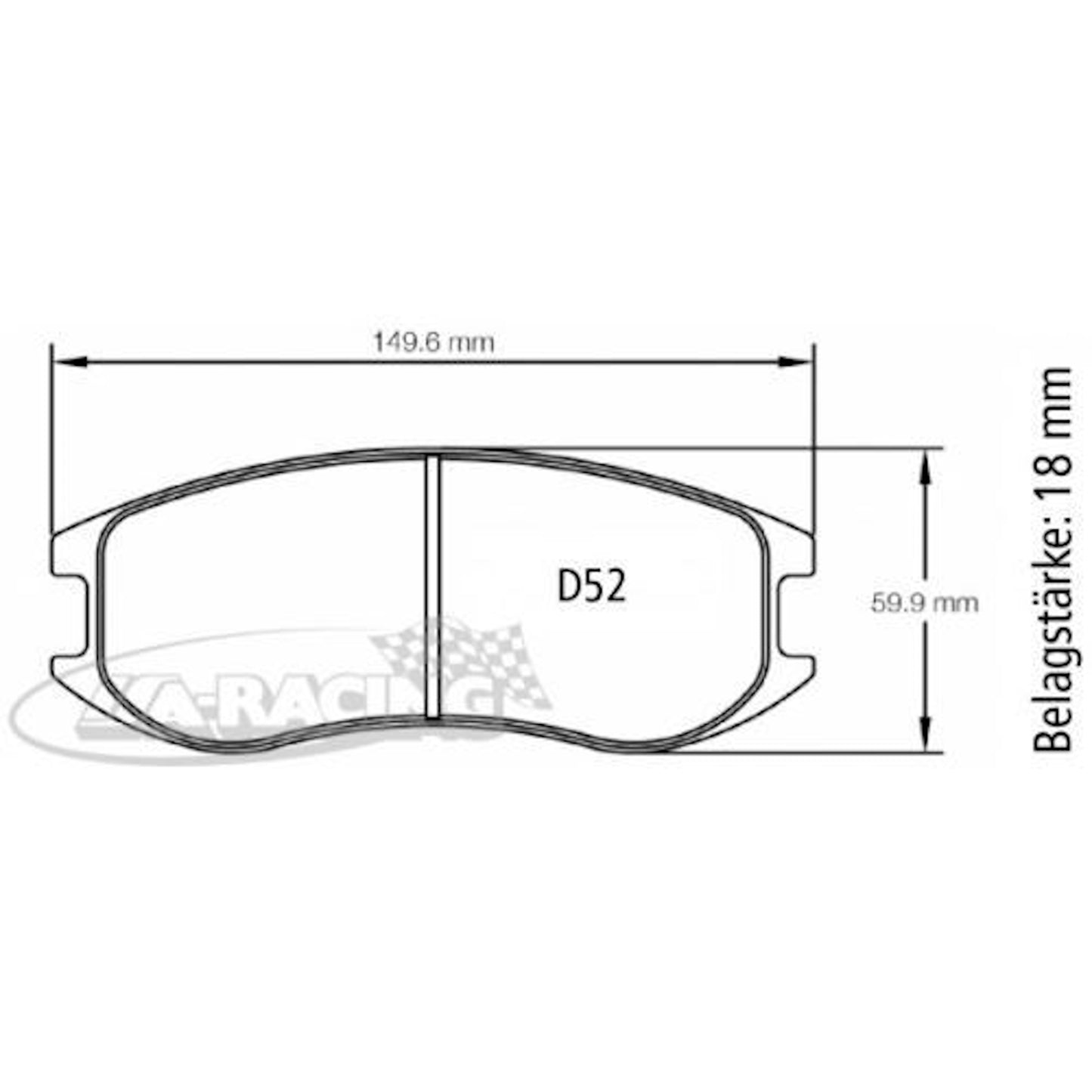U8251 Pagid Bremsbelag