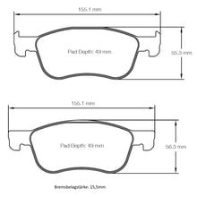 U8262 Pagid Bremsbelag