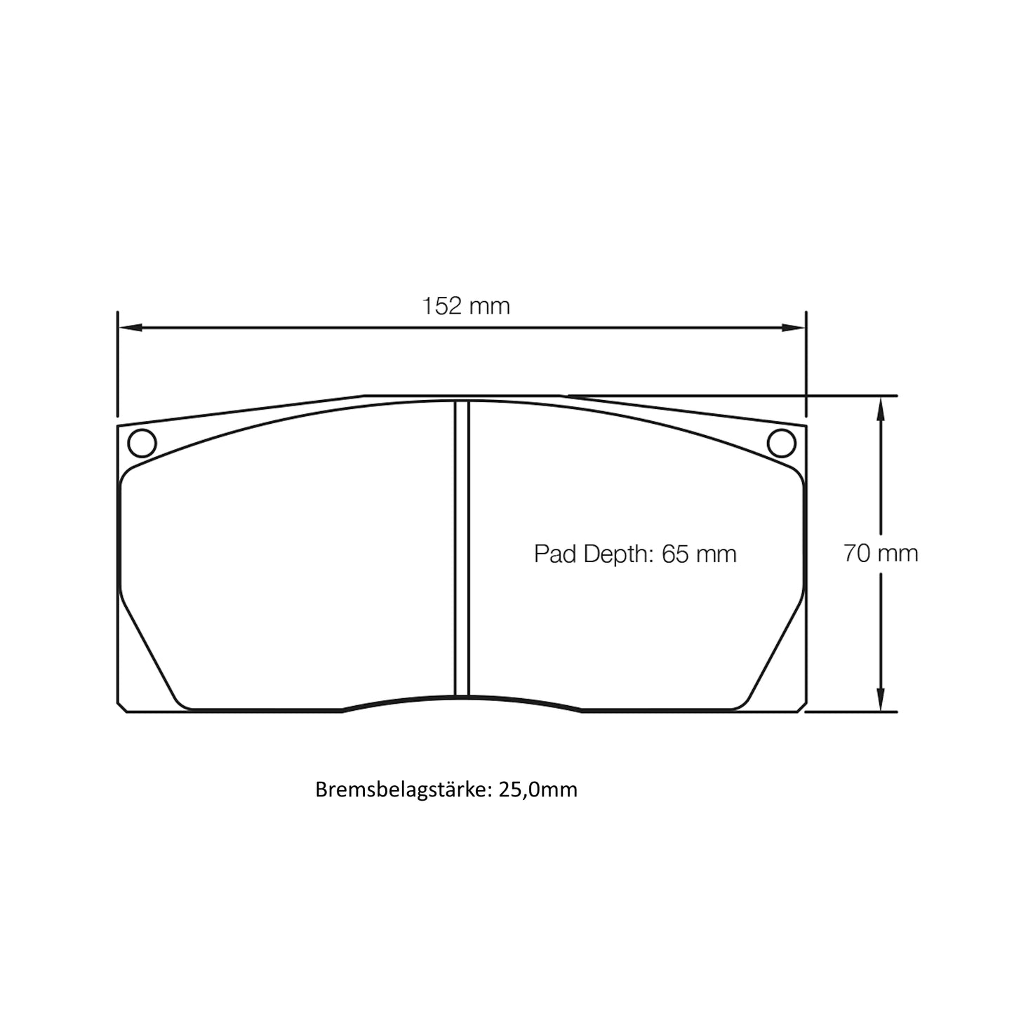 U8268USA Pagid Bremsbelag