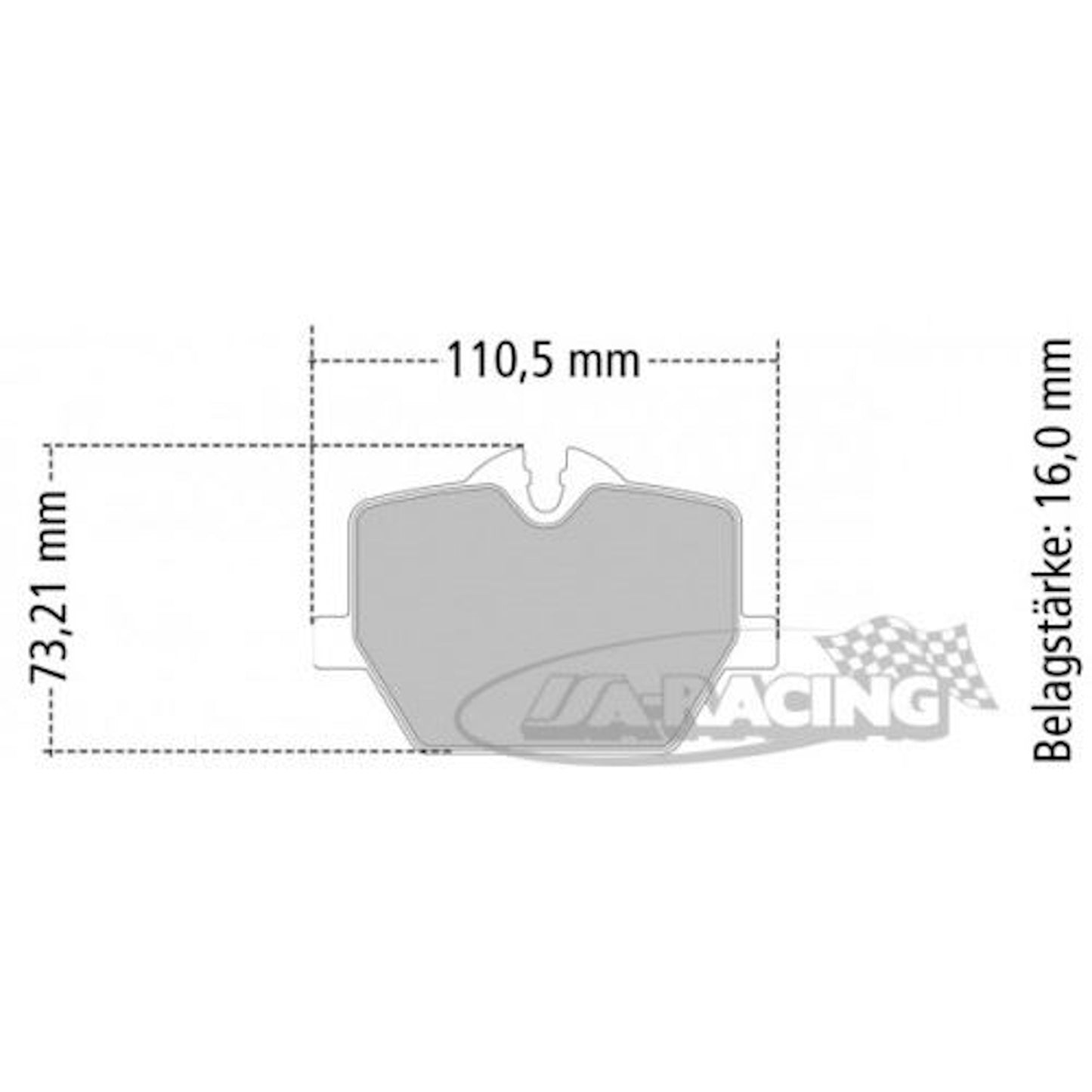 U8276 Pagid Bremsbelag