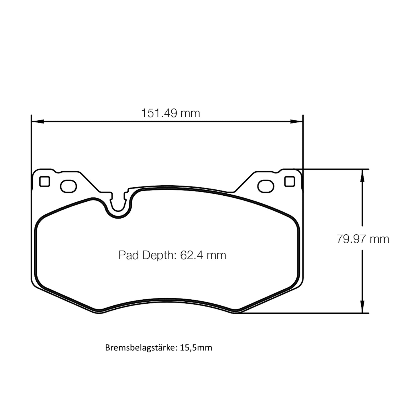 U8278 Pagid Bremsbelag