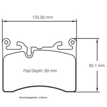 U8284 Pagid Bremsbelag