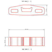 PFH004 Powerflex Auspuffhalterung 30x105mm Standard Serie