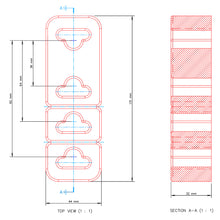 PFH010 Powerflex Auspuffhalterung 131x44mm Standard Serie