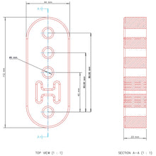 PFH011 Powerflex Auspuffhalterung 112x44mm Standard Serie