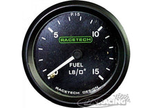 Racetech Instrument Benzindruck 0-15PSI