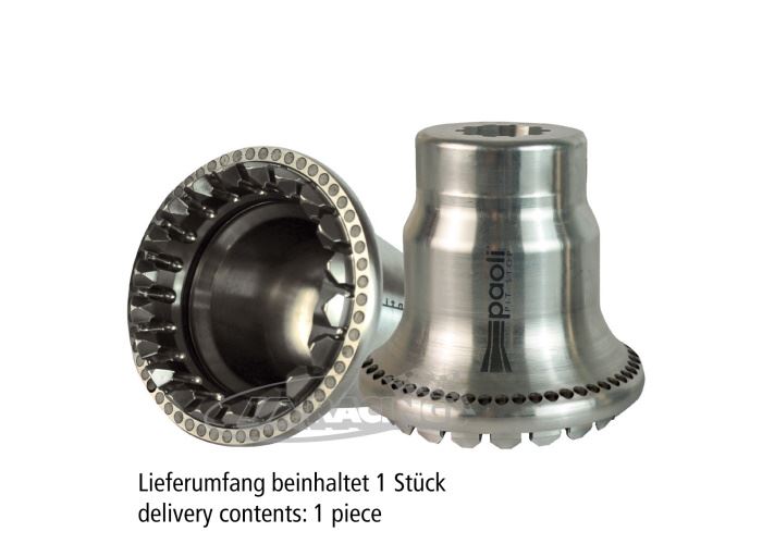 Radmutter-Nuss 1" Spline Drive Titan für Indycar