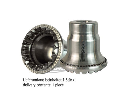 Radmutter-Nuss 1" Spline Drive Titan für Indycar