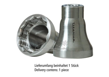 Radmutter-Nuss 1" Spline Drive Titan für Formel 2