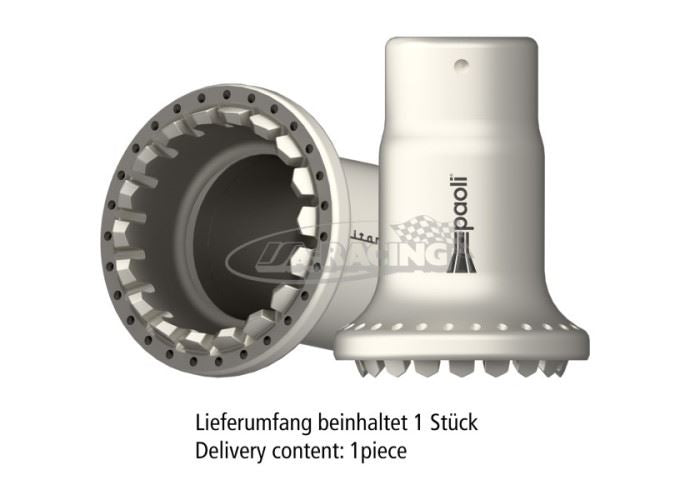 Radmutter-Nuss 1" Spline Drive Titan für Porsche 911 RSR