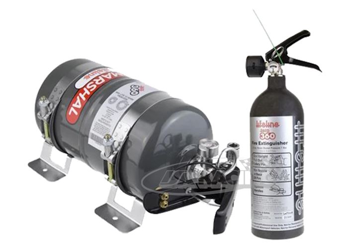 Rallyepaket ZERO 360 3kg mechanisch + Handlöscher 2kg