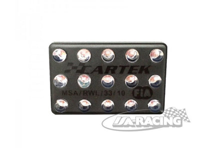 LED Regenleuchte 91x57mm umschaltbar, FIA homologiert