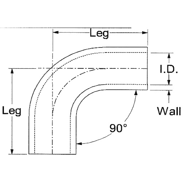 Samco Silikon Schlauchbogen 90°