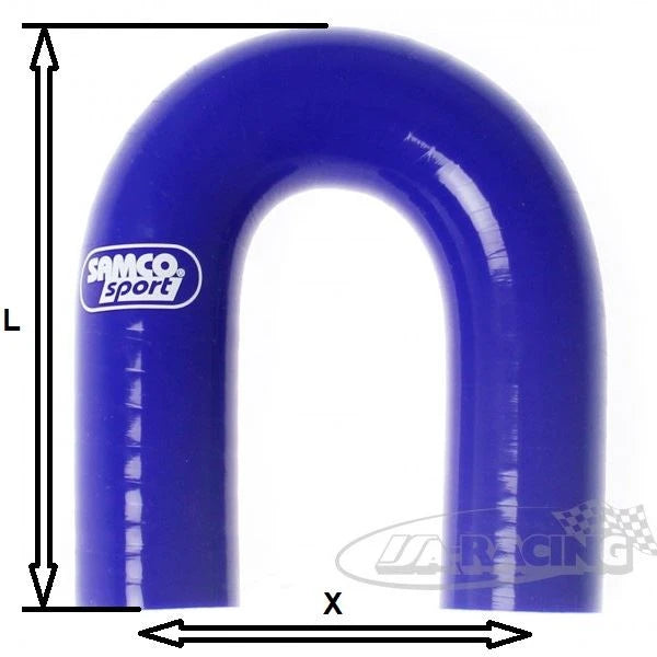 Samco Silikon Schlauchbogen 180°