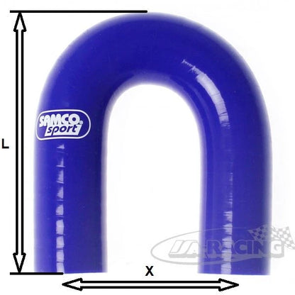 Samco Silikon Schlauchbogen 180°