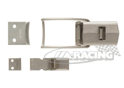 Edelstahl Schnappverschluss mit Sicherungsfeder