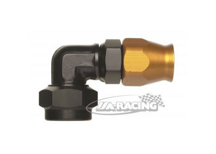 Serie 800 Aluminium Anschluss metrisch 90° Blockwinkel