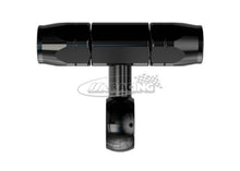 Serie 800 Ringstutzen mit Schlauchanschlüssen schwarz