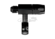 Serie 800 Ringstutzen mit Schlauchanschluss schwarz