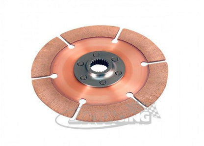 Sintermetall Vollscheibe 6-Nieten Ø140mm, Set mit 1 Back-to-Back Scheibe