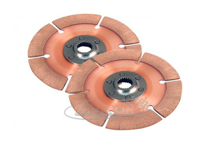 Sintermetall Vollscheibe 6-Nieten Ø184mm, Set mit 2 Back-to-Back Scheiben