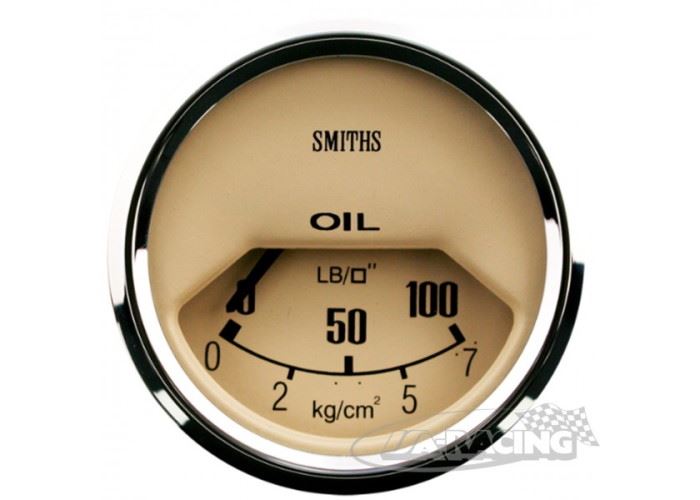 Smiths Classic Range Zusatzinstrument Öldruck 0-100 PSI
