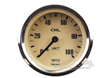 Smiths Classic Range Zusatzinstrument Öldruck 0-100 PSI