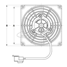 Spal Kühlerventilator blasend, Aussendurchmesser 128,0mm, Flügel-Ø 117,5mm
