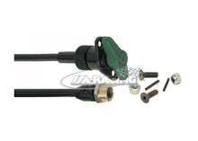 Verstellwelle mit ovalem Griff, 3/8"UNF