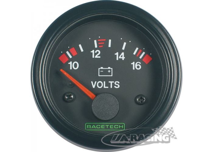 Racetech Zusatzinstrument Voltmeter 10-16 Volt