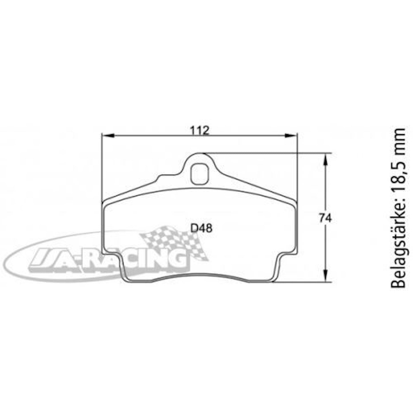 U2406 Pagid Bremsbelag
